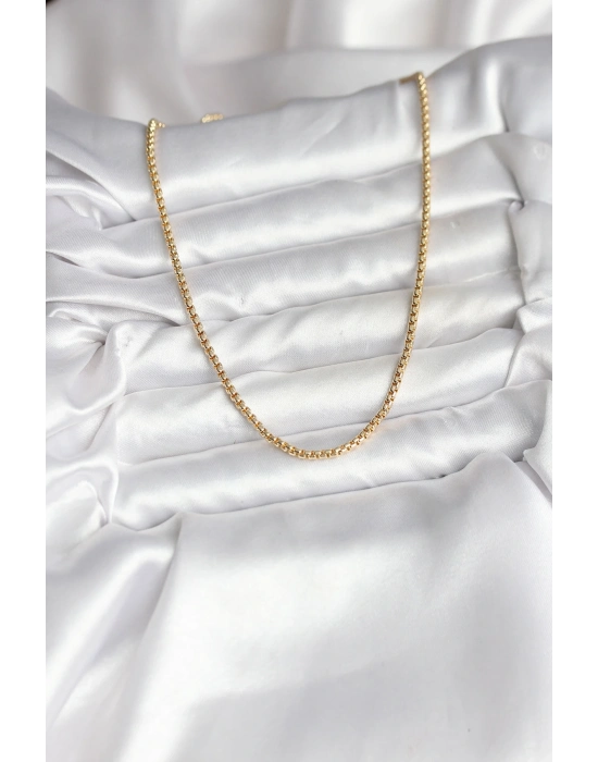 ® 14K Gold Renk Kaplama Zincir Model CM Kadın Kolye