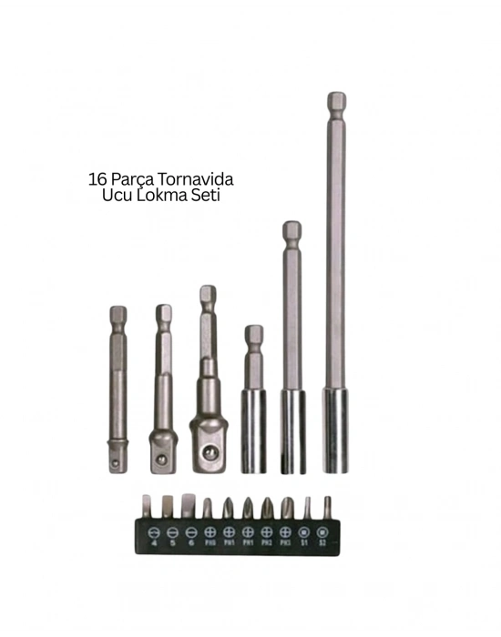 ® 16LI MATKAP UCU SETİ