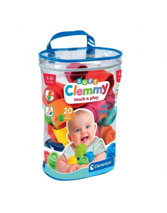 ® 17877 Soft Clemmy - Yumuşak Blok Çantası 20 parça 6-36 ay