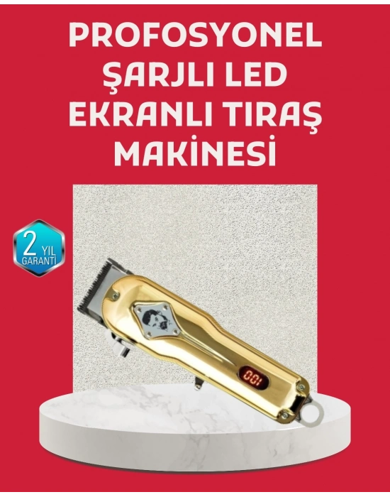 ® 1800 mAh Bataryalı Uzun Kullanım Süreli Şarjlı Tıraş Makinesi