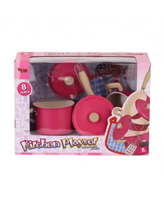 ® 1818-6A  Tencere 8 Parça -Vardem Oyuncak