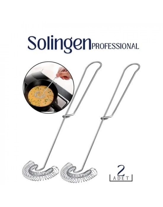 Çelik Spiral Çırpıcı 2 ADET Solingen Professional 718583