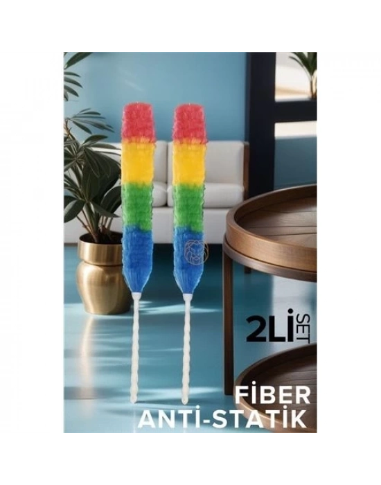 ® 2 li SET Fiber Toz Alma Püskülü California Design