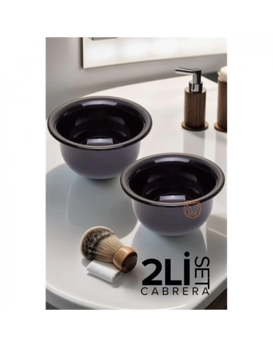 ® 2 li SET Tıraş Tası Cabrera Design