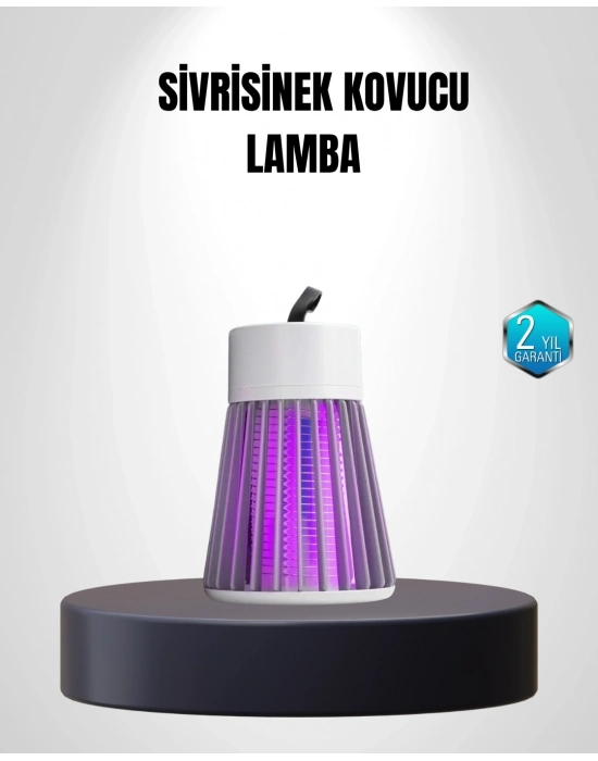 ® 2000 mAh Şarjlı Sivrisinek Kovucu Lamba – Kimyasalsız, Güvenli ve Taşınabilir