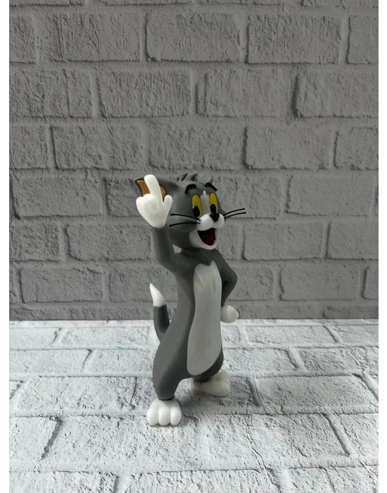 ® 22 cm Tom Figürü Çizgi Karakter Biblo Koleksiyonluk Dekoratif Obje