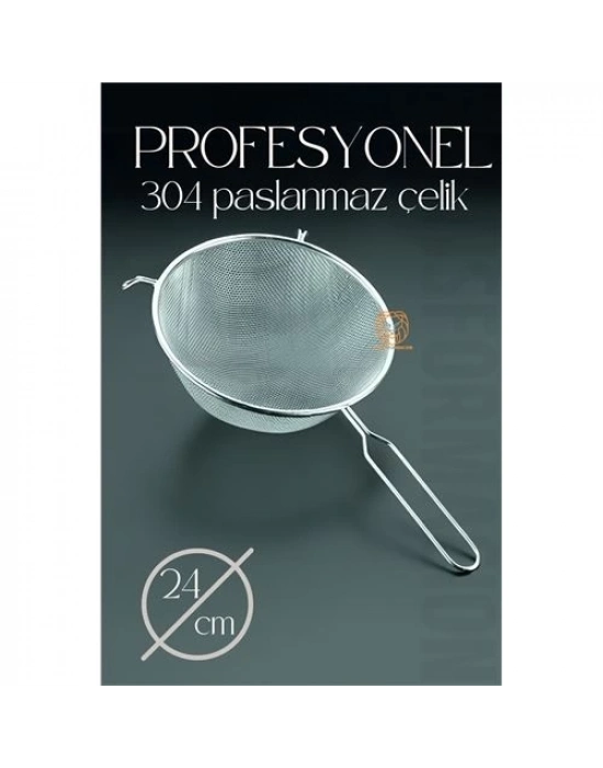 ® 24 Cm Süzgeç 304 Paslanmaz Çelik
