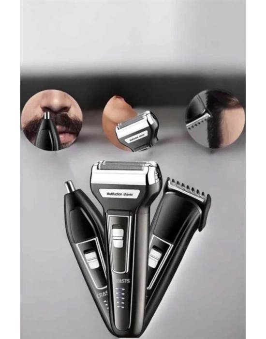 ® 3 Başlıklı Kulak Ve Burun Tıraş Makinesi Erkeklere Özel