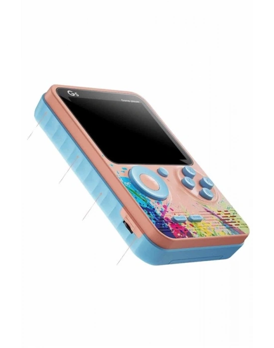 ® 3 İnç Ekran 500 Oyunlu Game Box Mini Taşınabilir Oyun Konsolu