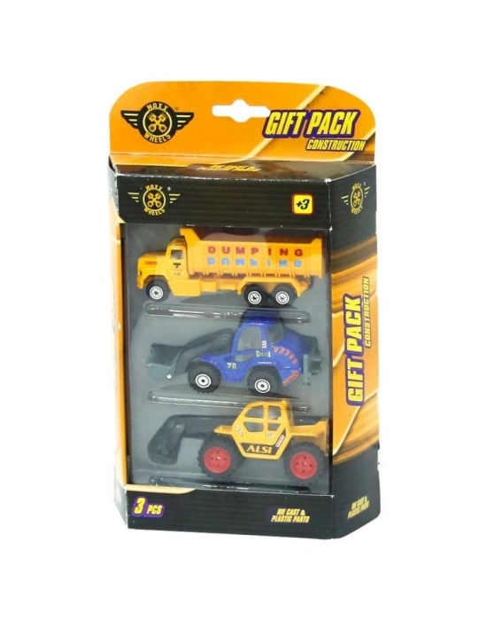 3lü İnşaat Araçları Seti