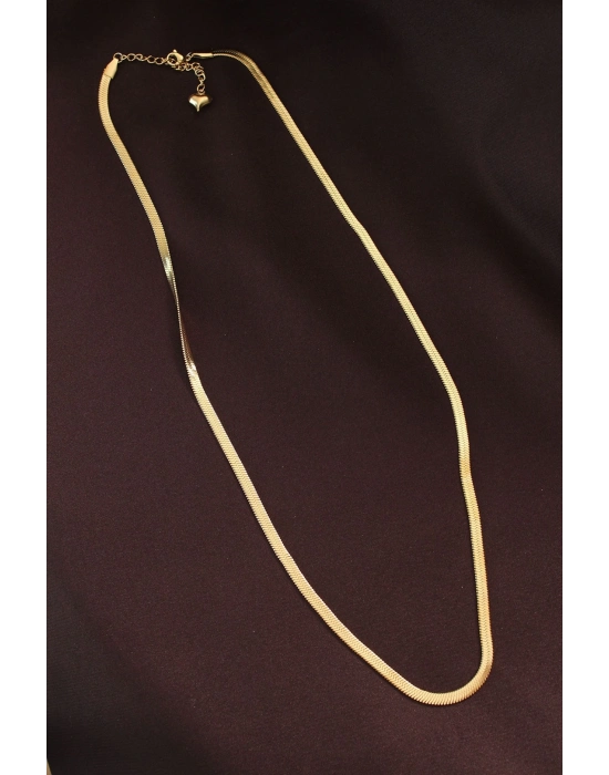 ® 316L Çelik Altın Renk 60 cm İtalyan Zincir Kolye