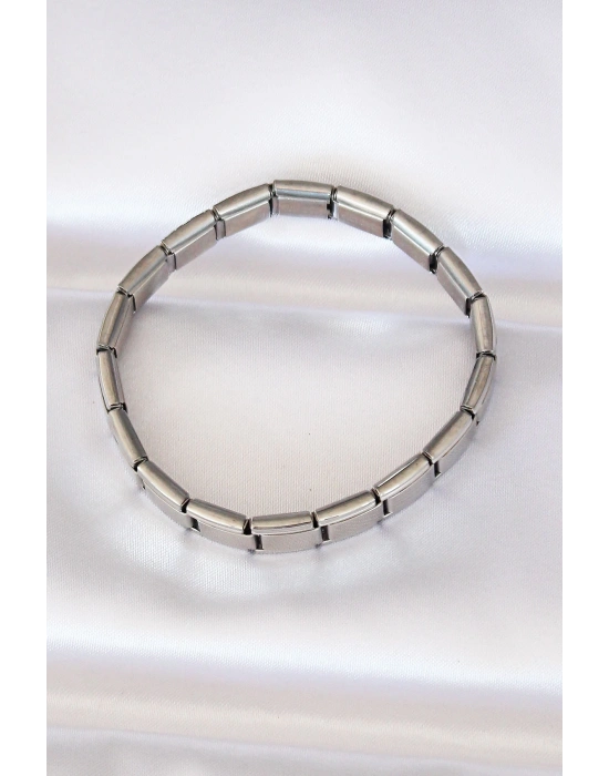 ® 316L Çelik Gümüş Renk Yazısız Nomination Model Kadın Bileklik
