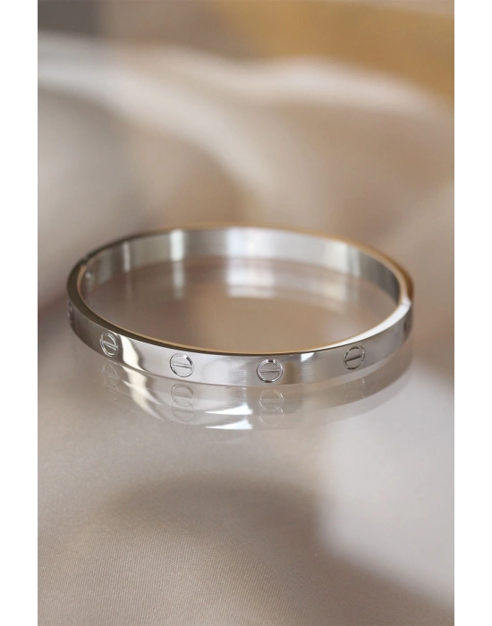 ® 316L Çelik Silver Renk Bilezik