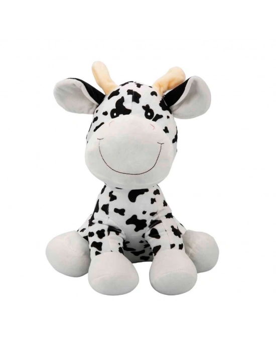 ® 3182 Oturan Peluş Hayvanlar 35 cm Hipopotam-İnek-Fil-mun