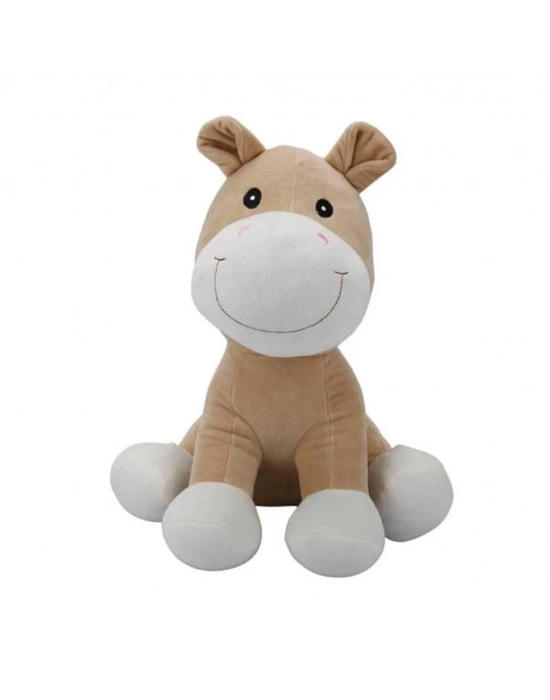 ® 3182 Oturan Peluş Hayvanlar 35 cm Hipopotam-İnek-Fil-mun