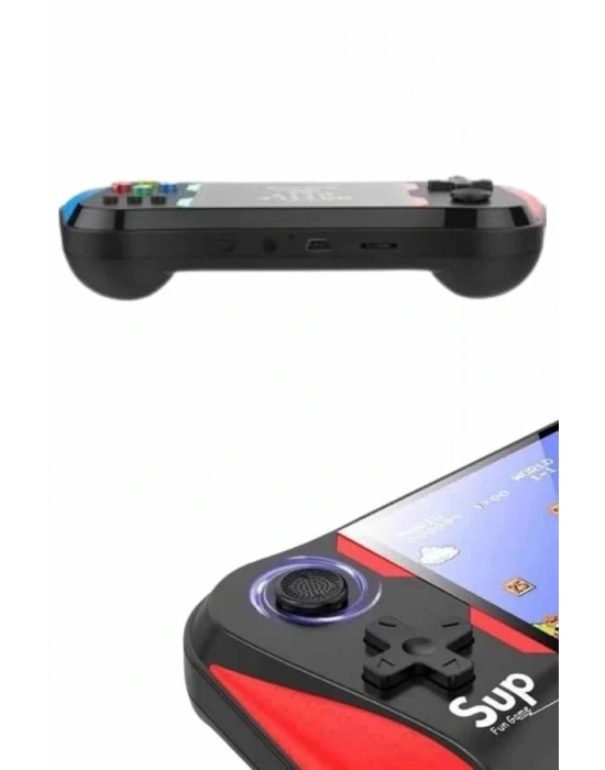 ® 3.5 İnç 500 Klasik Retro Oyun Yüklü Kollu Oyun Konsolu