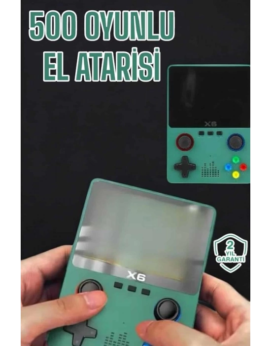 ® 3.5 İnç Ekran 1000 Oyunlu Oyun Konsolu El Atarisi Miüzik Dinleme ve Kitap Okuma