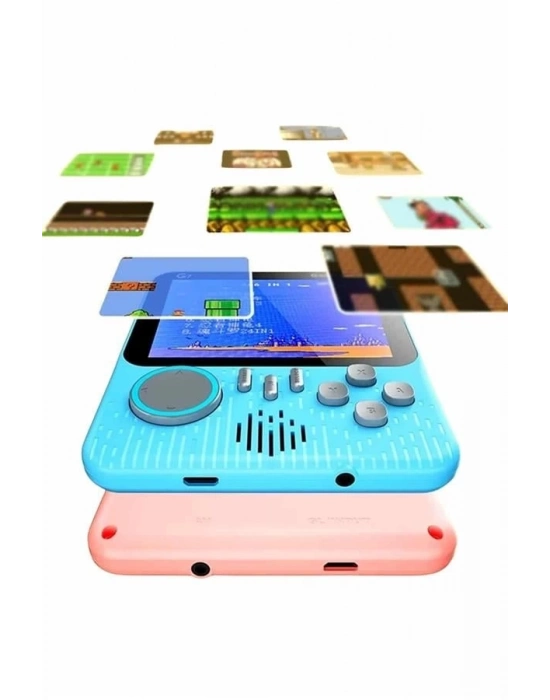 ® 3.5 İnç Mini Atari Taşınabilir Oyun Konsolu 666 Adet Retro Oyun