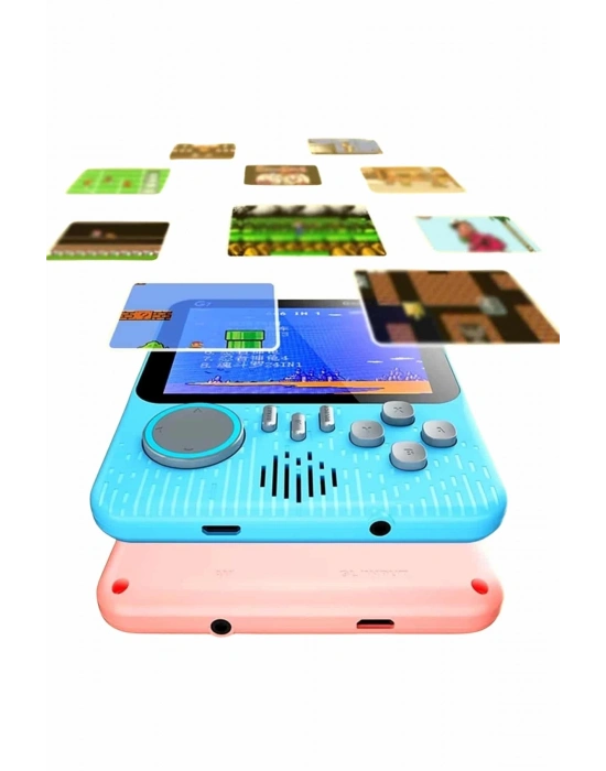 ® 3.5 İnç Mini Atari Taşınabilir Oyun Konsolu 666 Adet Retro Oyun