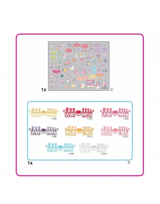 ® 35059 Kalpler ve Kurdeleler - Yedek Tırnak Paketi +4 yaş