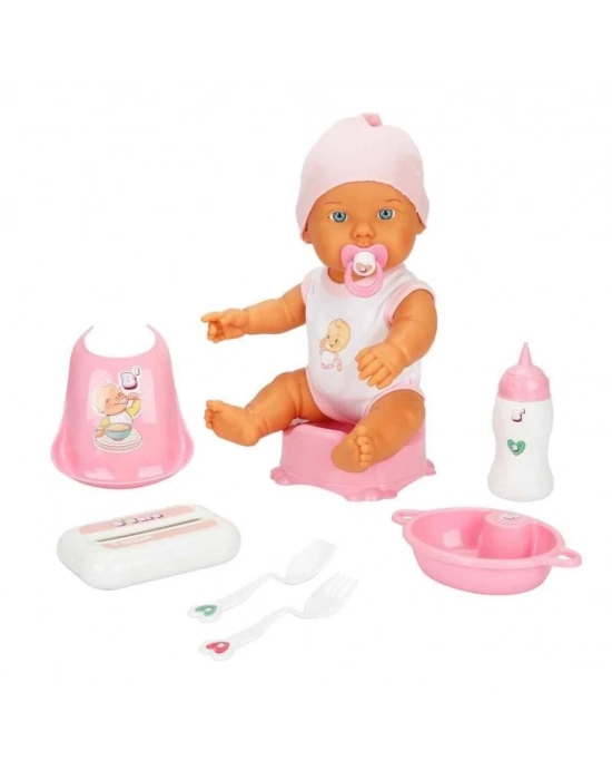 ® 3823 Bakım Zamanı Sesli Gülen Ağlayan Bebek 32 cm -