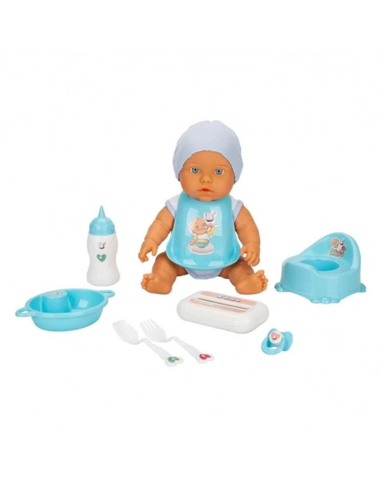 ® 3823 Bakım Zamanı Sesli Gülen Ağlayan Bebek 32 cm -