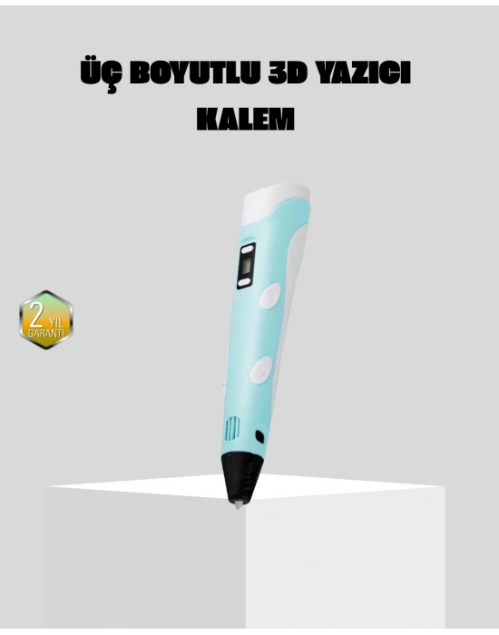 ® 3D Kalem Ergonomik ve 1.75 mm Filament Destekli FDM Yazıcı Kalemi