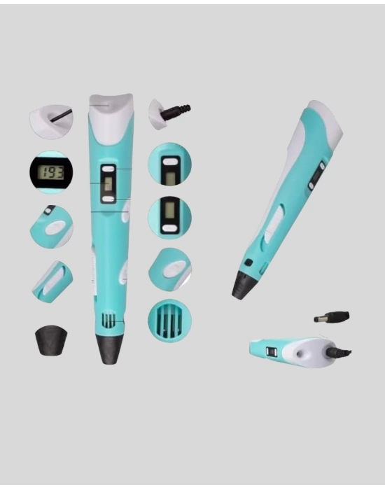 ® 3D Yazıcı Kalem FDM Teknolojili ve ABS PLA Filament Uyumlu