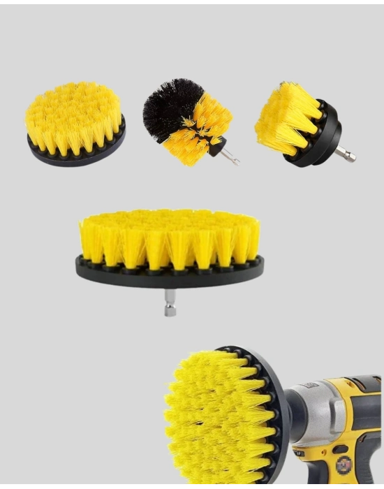 ® 3’lü Matkap Ucu Fırça Seti – Derinlemesine Temizlik, Tüm Yüzeylerle Uyumlu