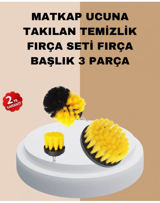 ® 3’lü Matkap Ucu Fırça Takımı Zorlu Kirler İçin