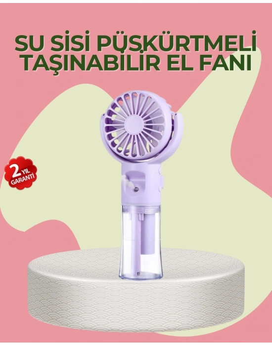 ® 4 Kademeli Serinletici Su Buharlı El Vantilatörü