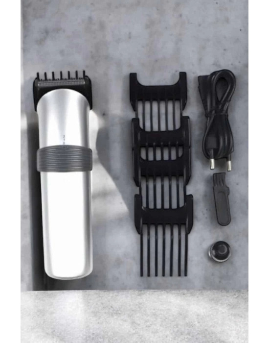 ® 4 Taraklı Taşınabilir Profesyonel Saç ve Sakal Kesme Tıraş Makinesi