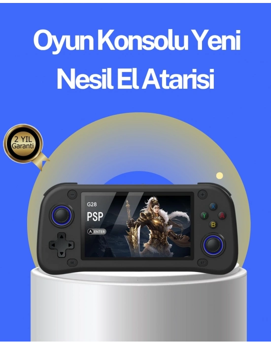 ® 4.3” HD Ekranlı El Konsolu 64GB Hafıza Kartı ve 10000 Yüklü Oyun