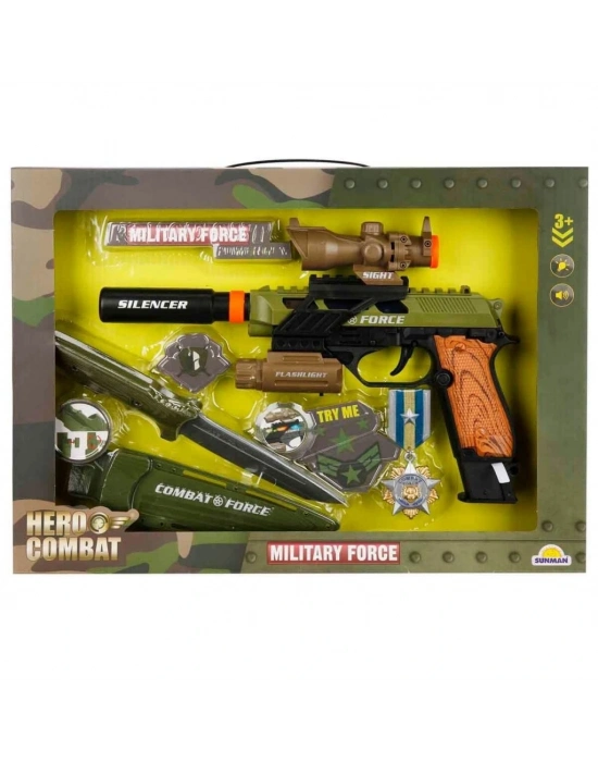 ® 4308 Sesli ve Işıklı Silah Seti