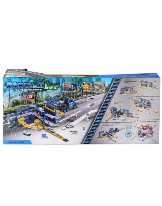 ® 4345 Sesli Işıklı Transporter Garaj Seti