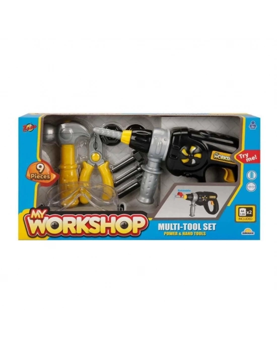 ® 4606 Zapp Toys My Worhop Matkaplı Tamir Seti 9 Parça