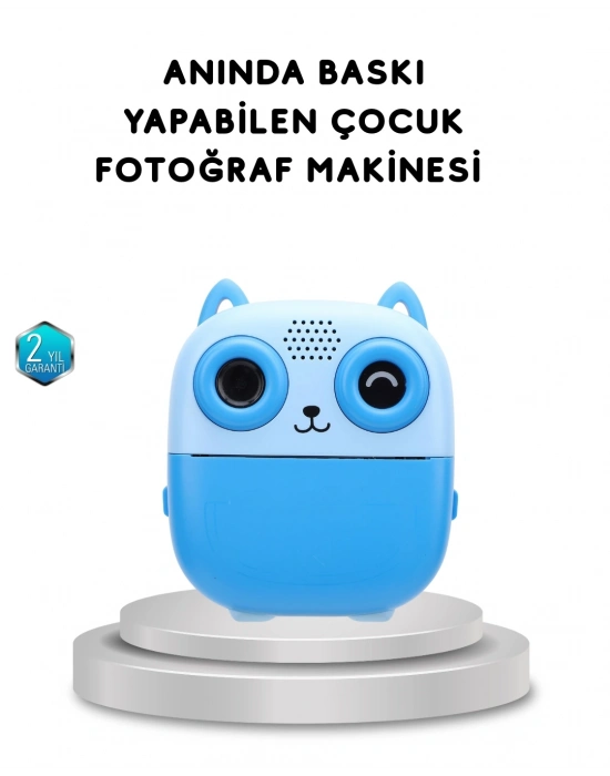 ® 48MP Termal Baskılı Çocuk Dijital Kamera 1080P Video 2.4 Ekran 6X Zoom