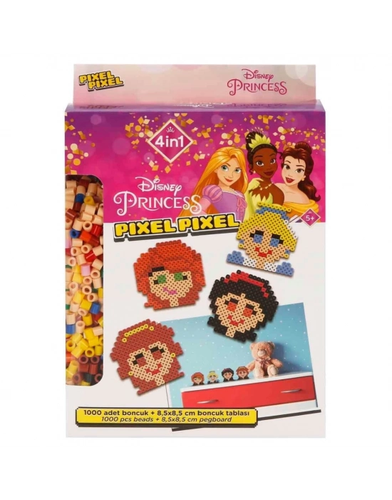 ® 4in1 Princess Pixel Pixel Boncuk Aktivite ve Oyuncak Seti