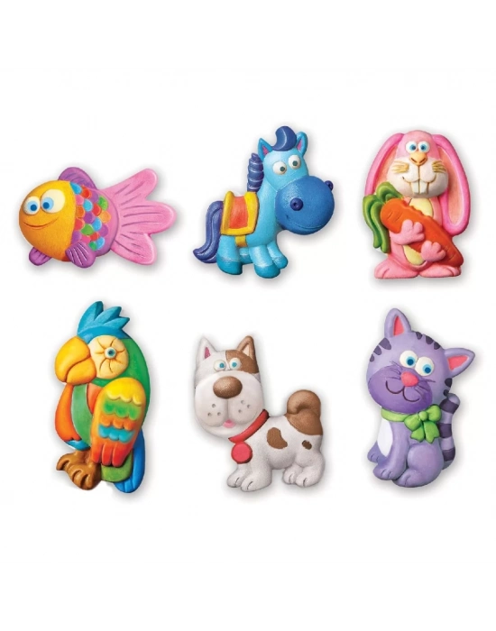 ® Sevimli Hayvanlar Kalıp ve Boyama Seti