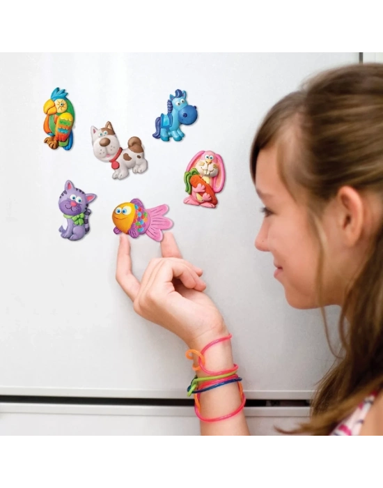 ® Sevimli Hayvanlar Kalıp ve Boyama Seti