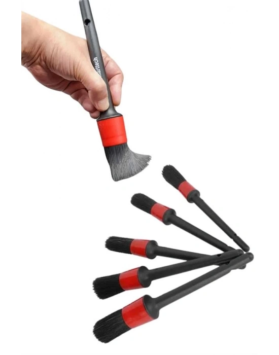 ® 5 Adet Oto Detaylı Temizleyici Araç İçi Temizlik Fırça Seti Koltuk Döşeme Kapı Toz Alma Fırçası
