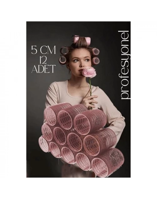 ® 5 Cm Bigudi Saç Bigudisi Profesyonel 12 ADET