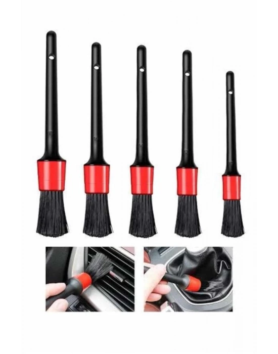 ® 5 Parça Araç İçi Temizlik Fırçası Araç İçi-Dışı Temizleme Fırça Seti
