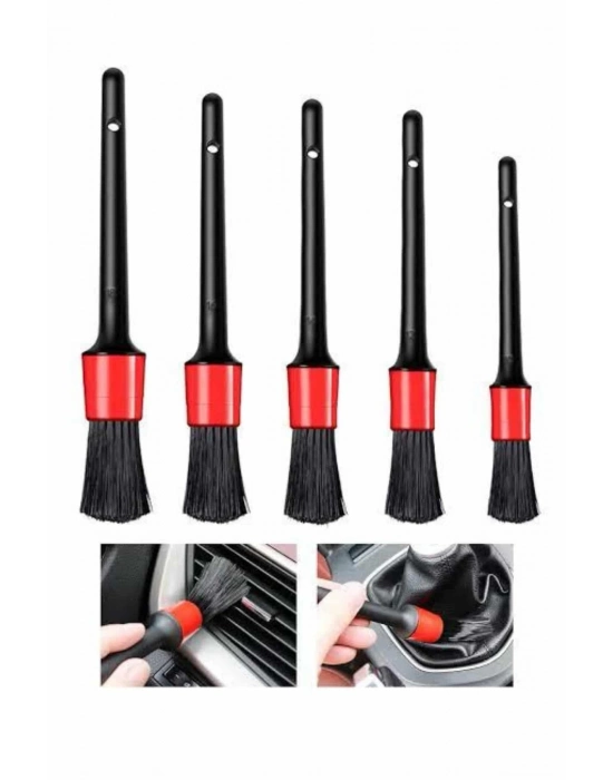 ® 5 Parça Araç İçi Temizlik Fırçası Araç İçi-Dışı Temizleme Fırça Seti