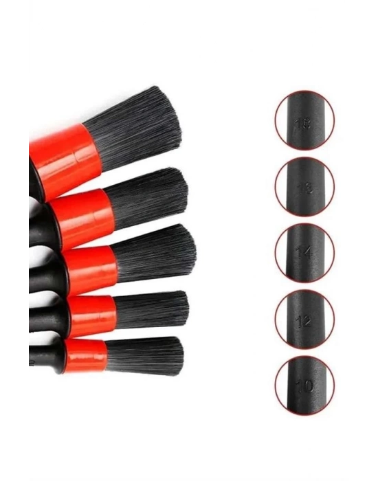 ® 5 Parça Araç İçi Temizlik Fırçası Araç İçi-Dışı Temizleme Fırça Seti