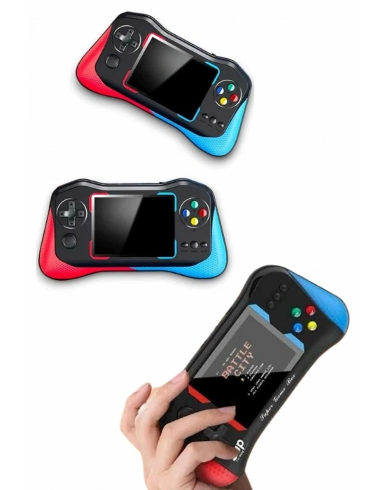 ® 500 Oyunlu Retro Sup Konsolu Taşınabilir Mini Gamepad 3,5 İnç Ekran