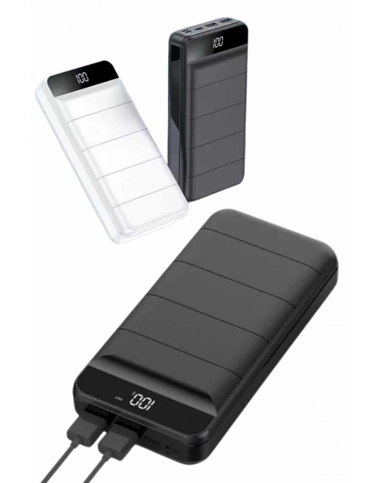 ® 50.000 Mah Powerbank Turbo Hızlı Led Göstergeli Android İOS Uyumlu Taşınabilir Askılı