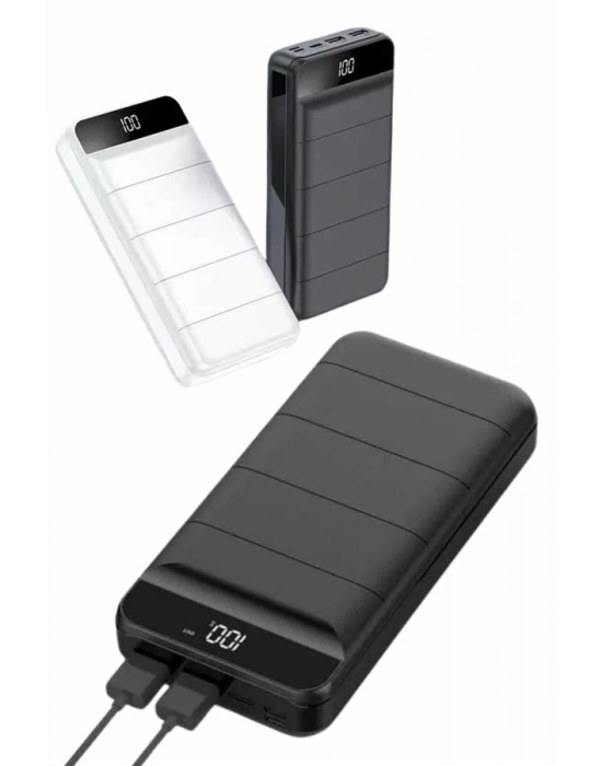 ® 50.000 Mah Powerbank Turbo Hızlı Led Göstergeli Android İOS Uyumlu Taşınabilir Askılı
