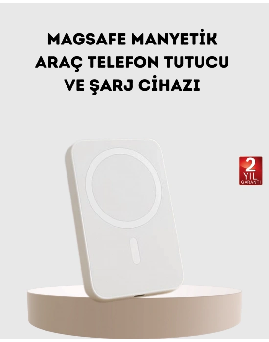 ® 5000mAh Manyetik Powerbank – iPhone Serisi İçin Taşınabilir Kablosuz Şarj Cihazı