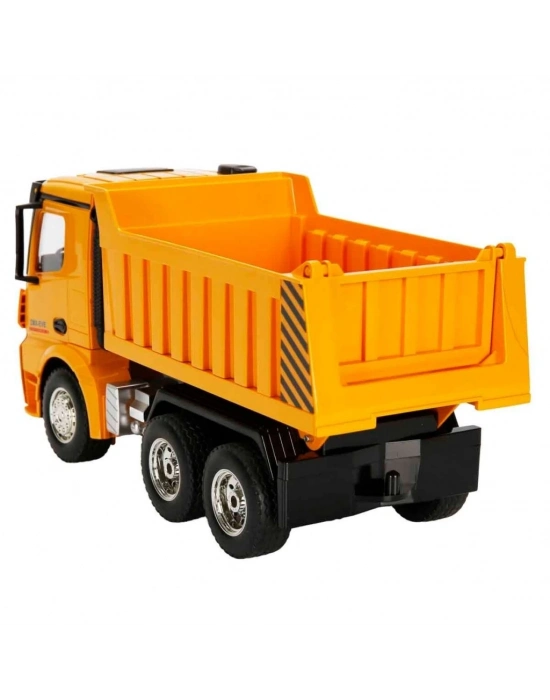 ® 5083   İŞ MAKİNESİ 1 18 DAMPERLİ KAMYON FF IŞIKLI 9CH 3 7V USB 2 4GHZ